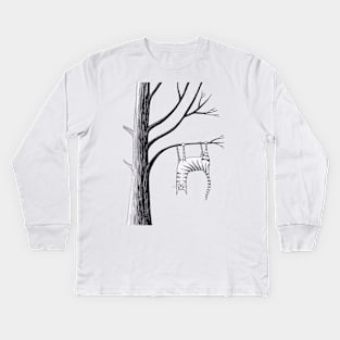 Upside Down Kids Long Sleeve T-Shirt